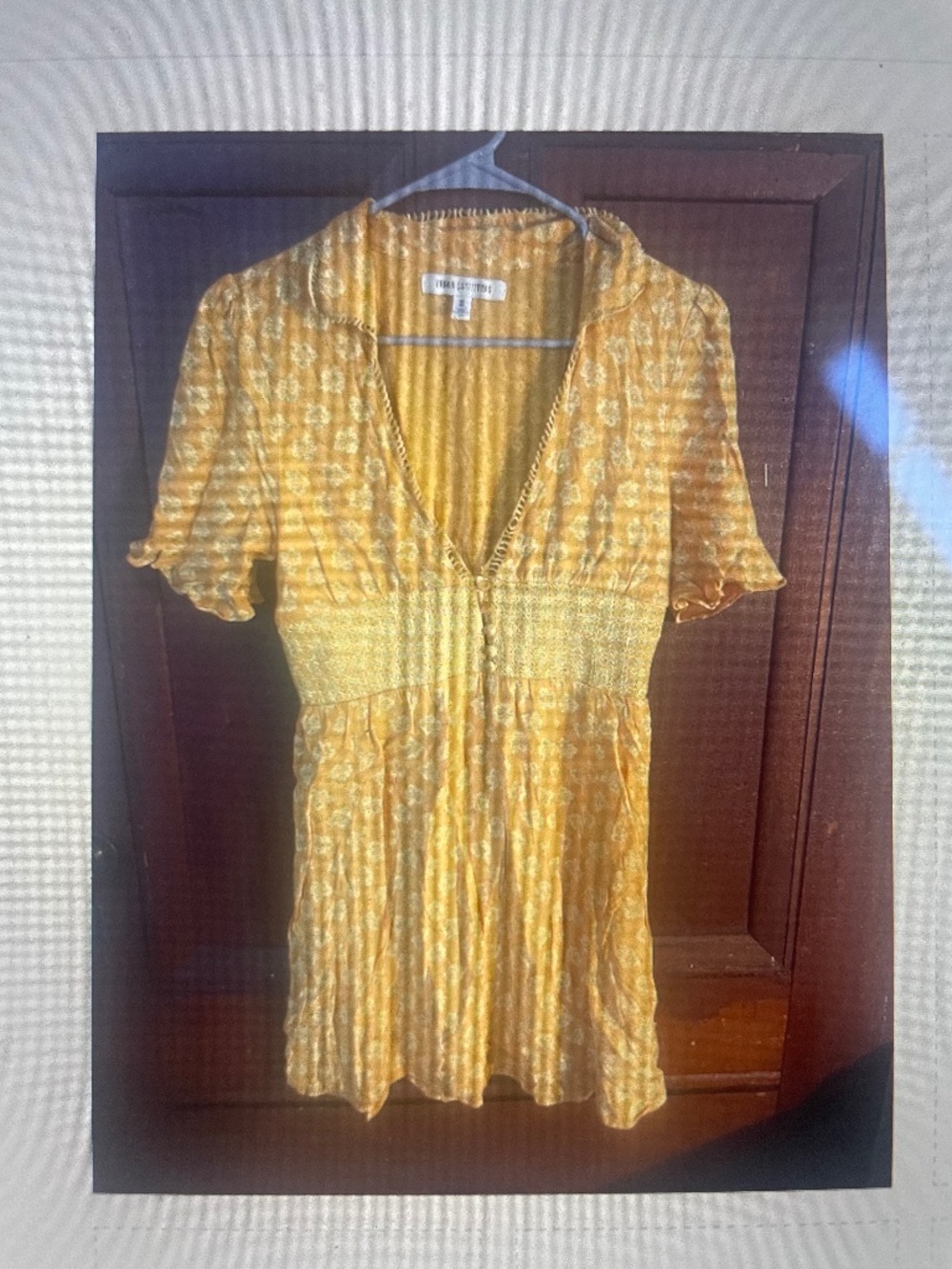 Yellow Urban Outfitters Graziana Dress